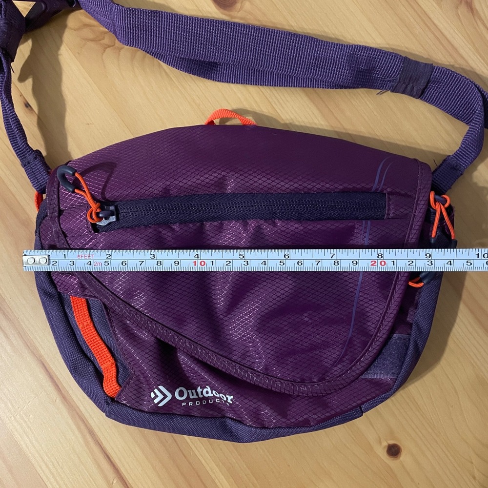 Outdoor Products Purple Fanny Pack Belt Bag Hiking Gorpcore Gear Unisex - Picture 12 of 15